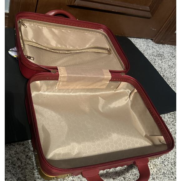 13 Inch Travel Suitcase Hand Luggage Organizer Makeup Case Small For Women Girls - Picture 7 of 9